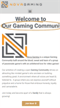 Mobile Screenshot of novagaming.org